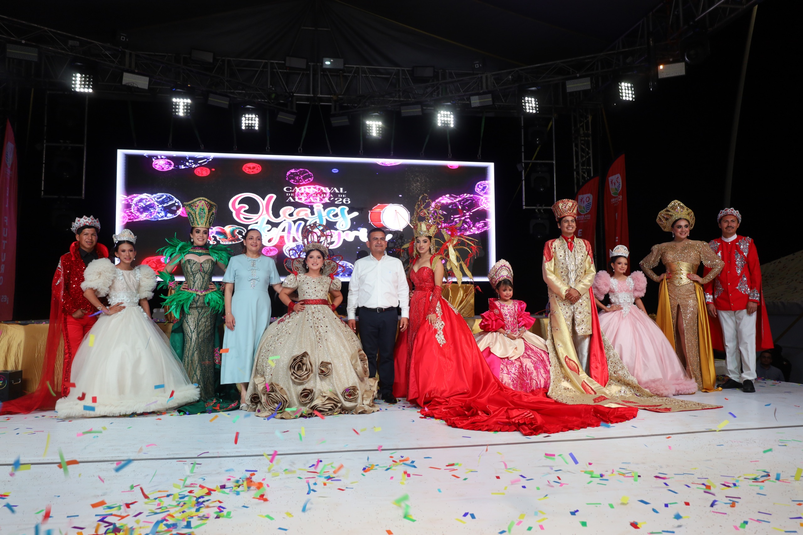 jorge rosario bojorquez berrelleza presidente municipal de navolato encabezo los festejos