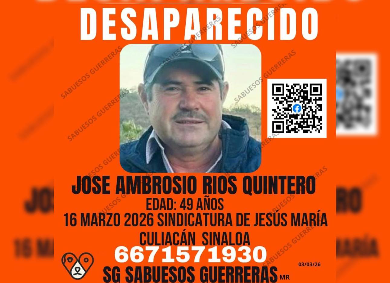 jose ambrosio rios desaparecio de jesus maría culiacan