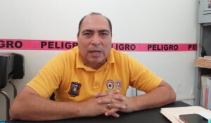 José Carlos Espinoza Espinoza, director de Protección Civil en Salvador Alvarado 