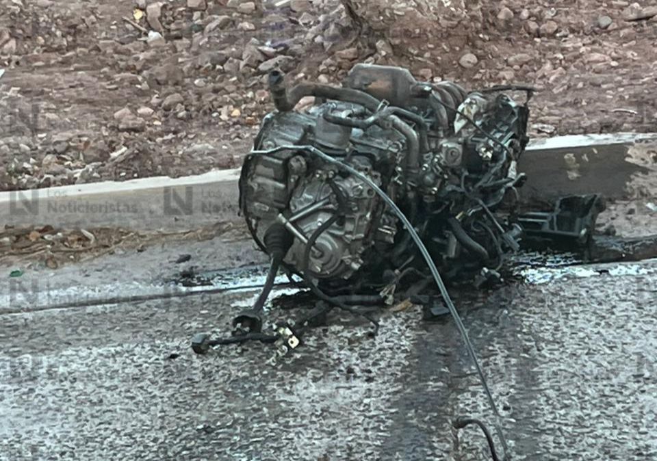 Joven sufre accidente en la 12 de Octubre de Los Mochis, Sin.