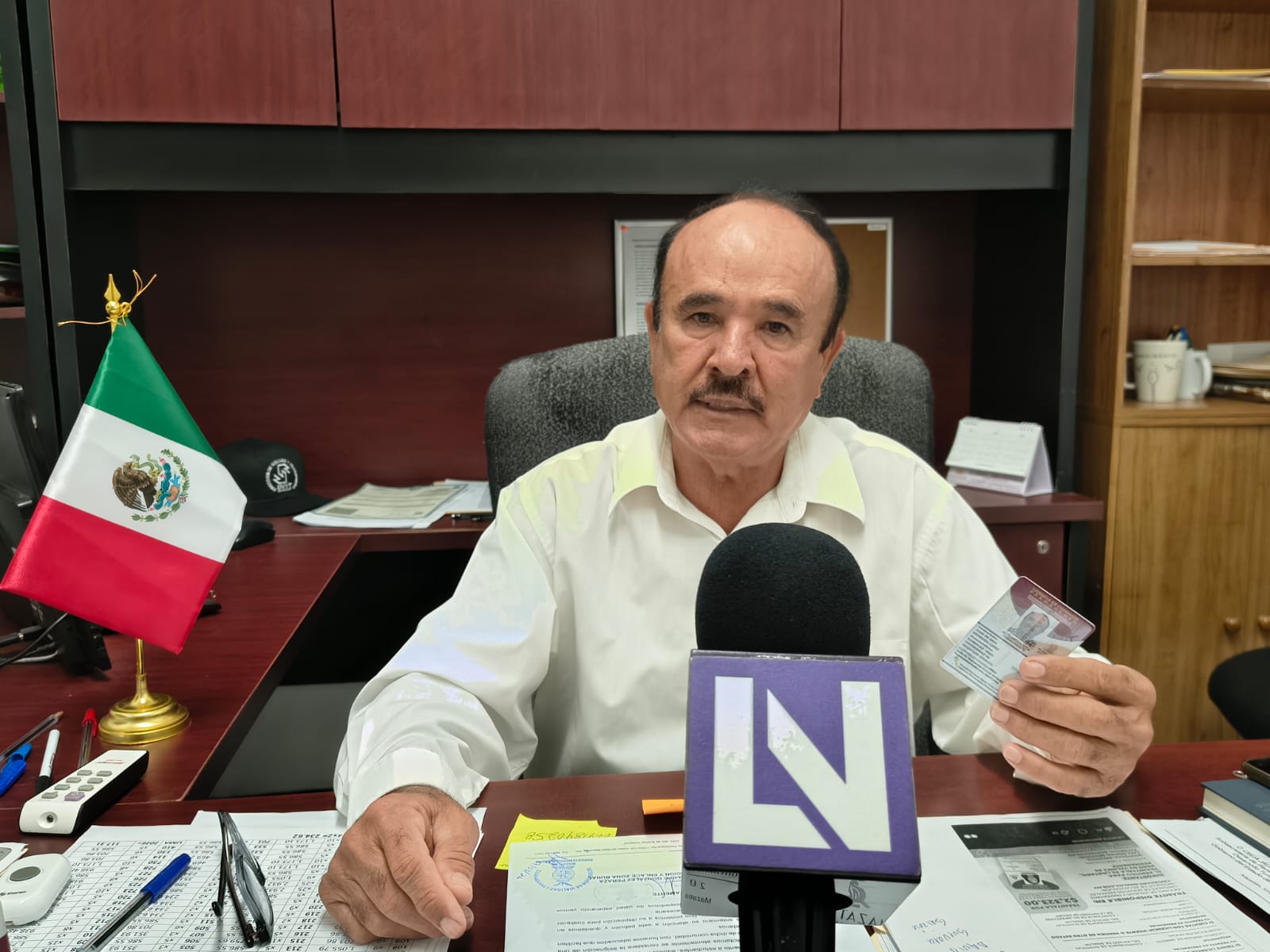 Juan de Dios Mendoza López, delegado de Vialidad en Mazatlán