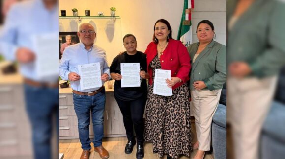 Firman acuerdo de reparación integral de daños, la policía municipal Dignora Valdez y el ayuntamiento de Ahome