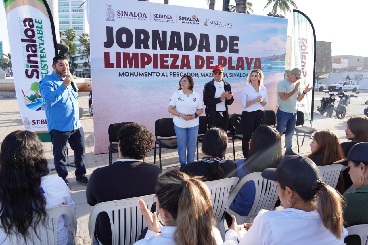 la campaña sinaloa limpia tu playa ha llegado ya a mazatlan