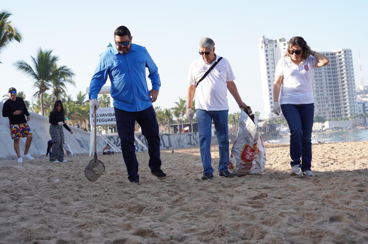 la campaña sinaloa limpia tu playa ha llegado ya a mazatlan