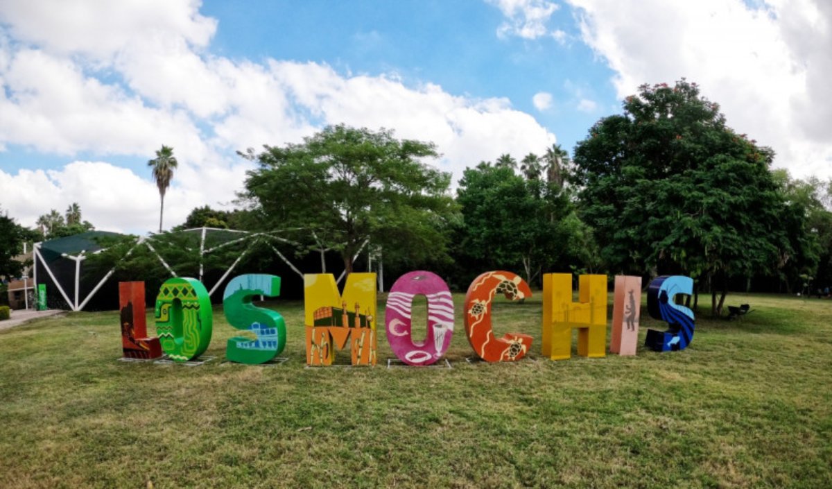Letras de Los Mochis dentro del Parque Sinaloa