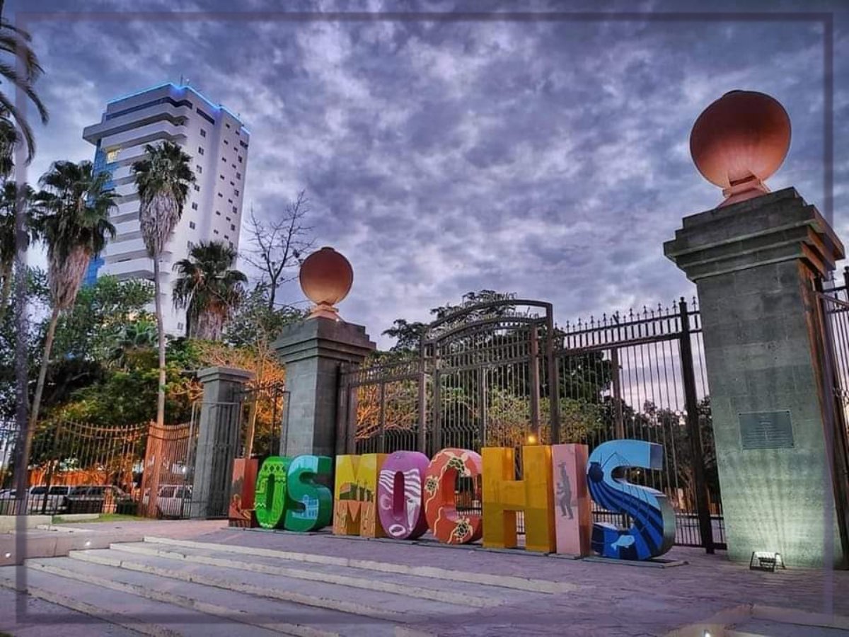 Letras de Los Mochis dentro del Parque Sinaloa