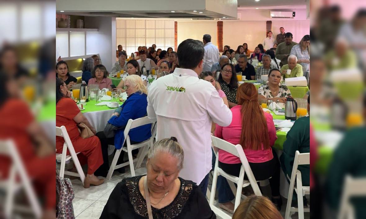Ricardo Madrid y el Partido Verde Ecologista se reunió con mujeres en Guasave