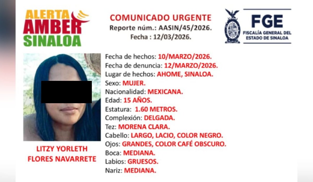 Alerta Amber de Litzy Yorleth