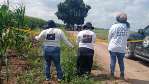 localizan enterrado el cuerpo de una persona en villa juarez rastreadoras
