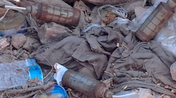 Desactivan explosivos y desmantelan campamento clandestino en Elota, Sinaloa