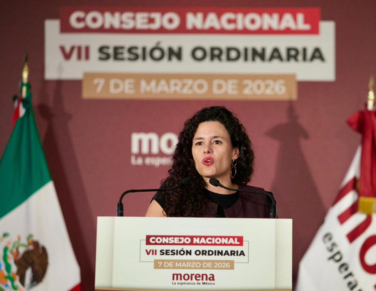 Luisa María Alcalde, dirigente nacional de Morena