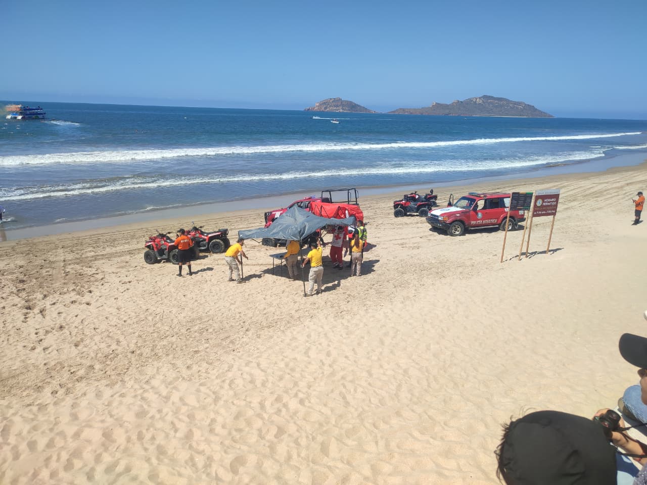 Realizan en Mazatlán macrosimulacro previo a Semana Santa