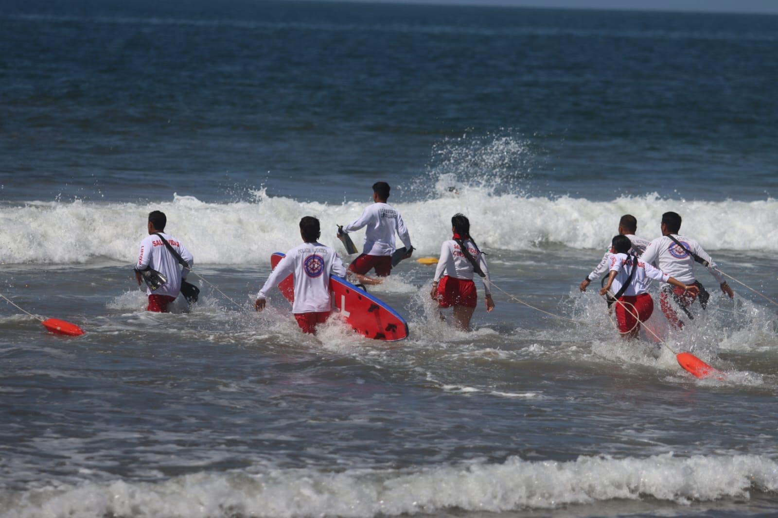 Realizan en Mazatlán macrosimulacro previo a Semana Santa
