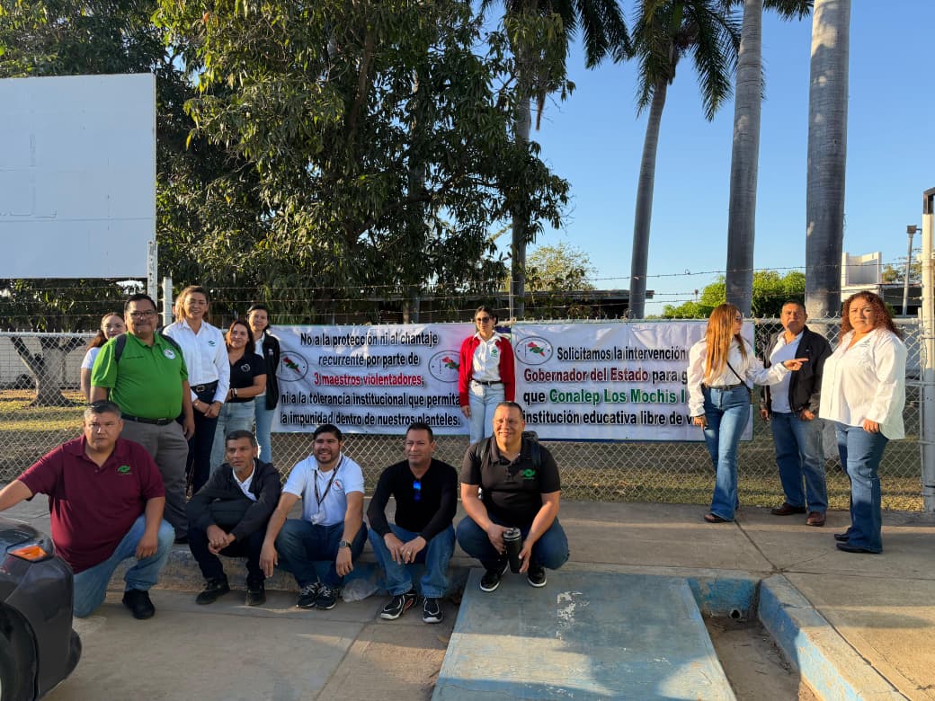 maestros de conalep en mazatlan y el rosario amanecieron en huelga laboral
