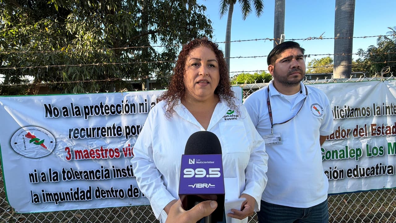 maestros y personal administrativo de conalep en mazatlan y el rosario sinaloa amanecieron en huelga laboral