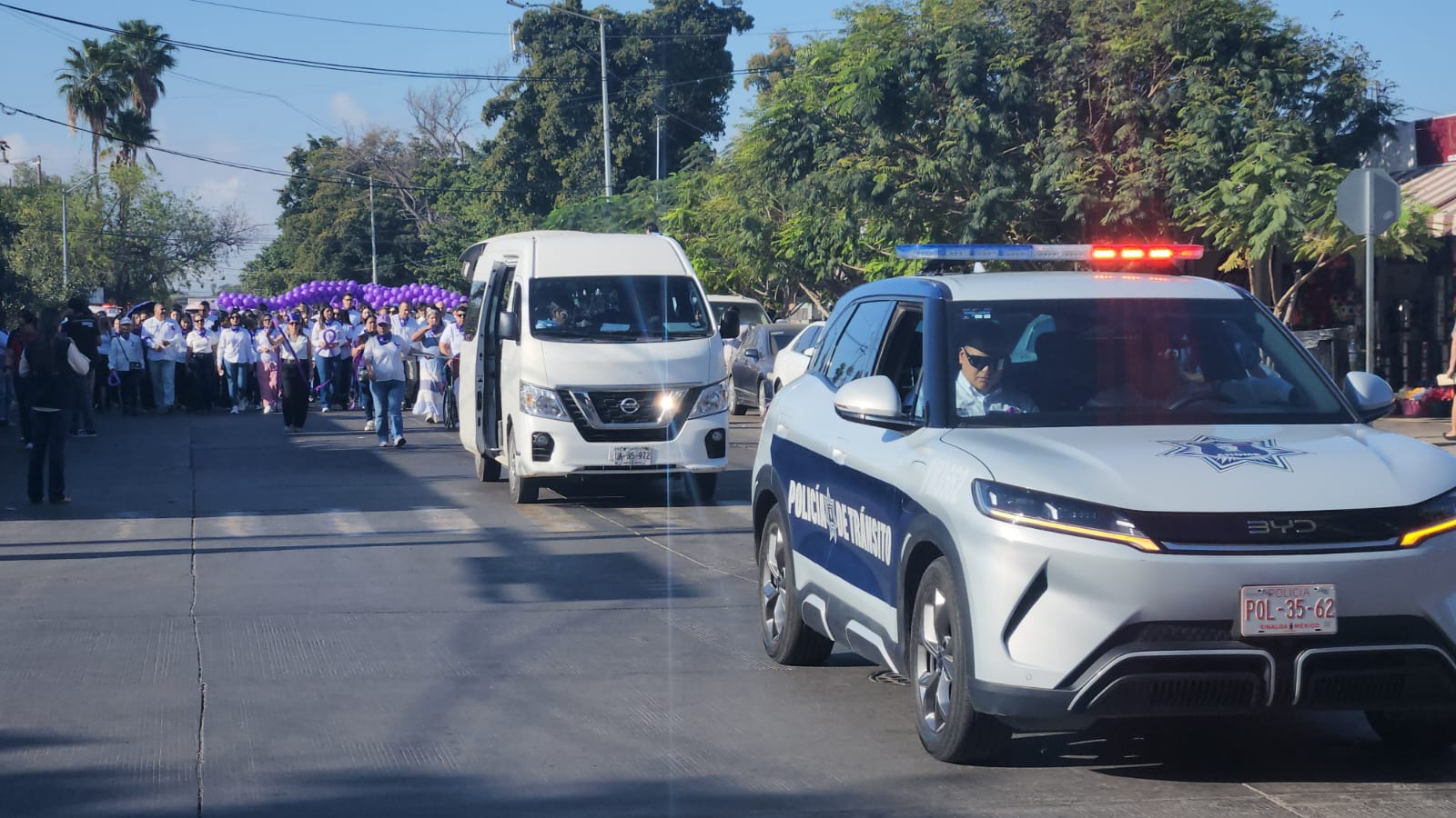 Marcha 8M en Los Mochis