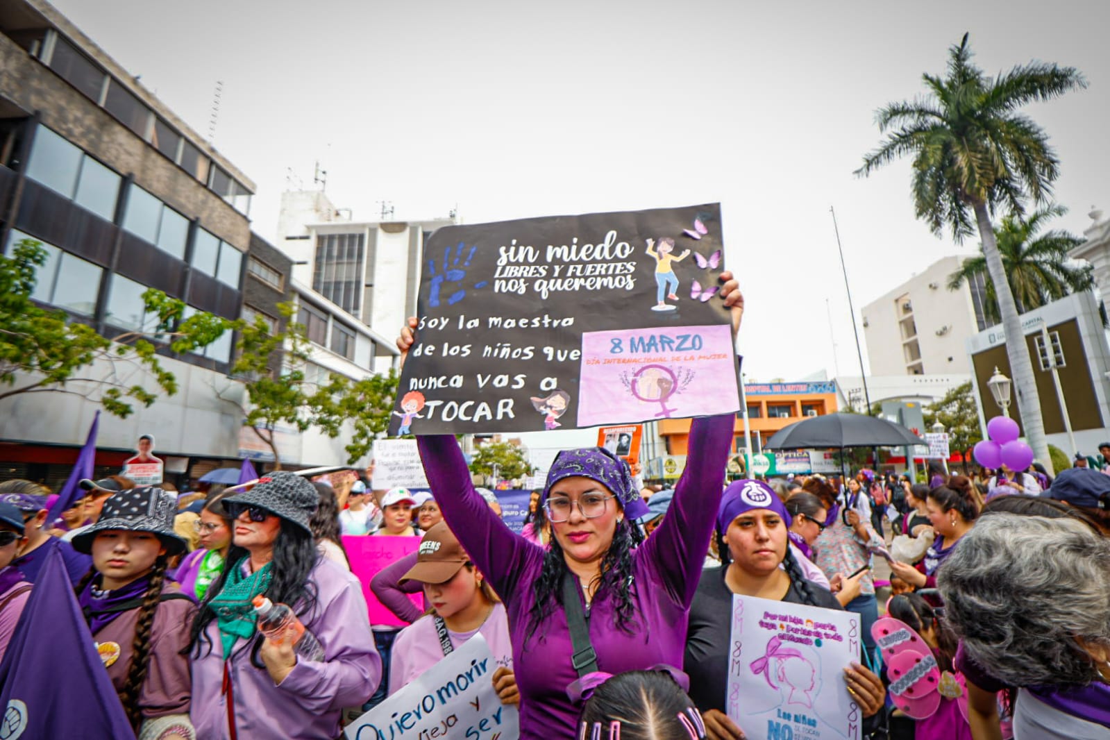 Marcha 8M en Culiacán