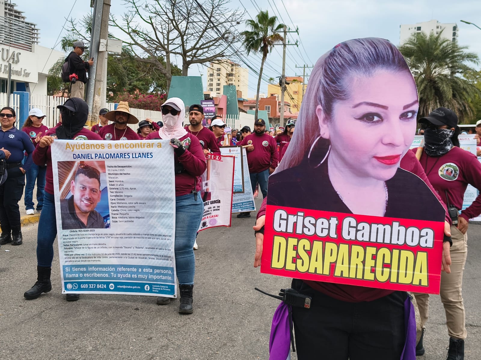 Marcha por el 8M en Mazatlán, Sinaloa