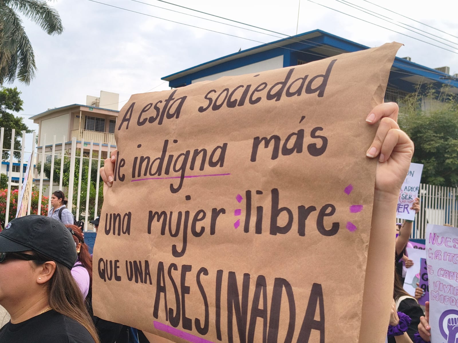Marcha por el 8M en Mazatlán, Sinaloa
