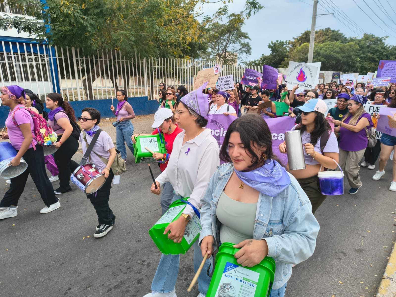Marcha por el 8M en Mazatlán, Sinaloa