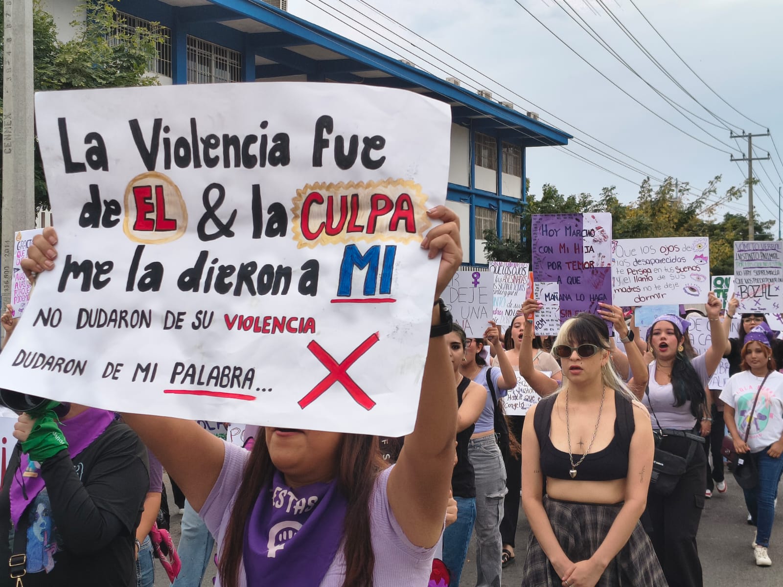 Marcha por el 8M en Mazatlán, Sinaloa