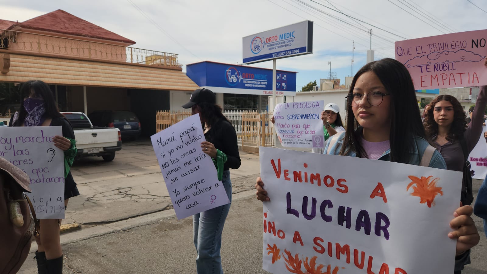 marcha en guasave por el dia internacional de la mujer