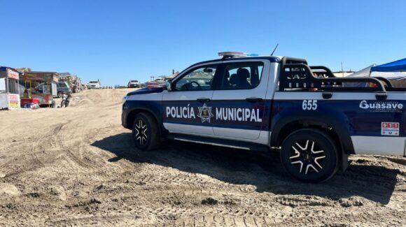 Menor resulta lesionado tras ser atropellado por motocicleta en playa Bellavista, Guasave, Sinaloa