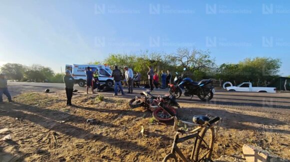Pierde la vida motociclista que arrolló a estudiante de secundaria en Bacorehuis, Ahome, Sinaloa
