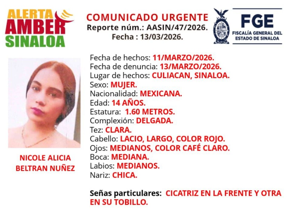 Ficha de búsqueda de Nicole Alicia