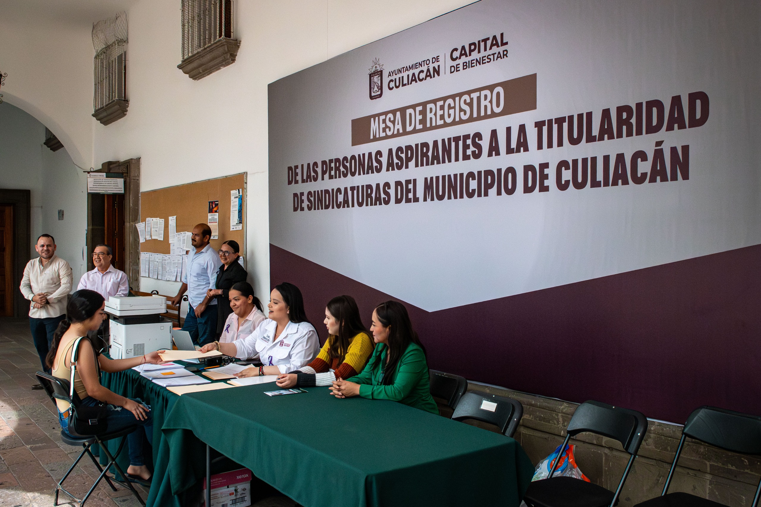 Mesa de registro