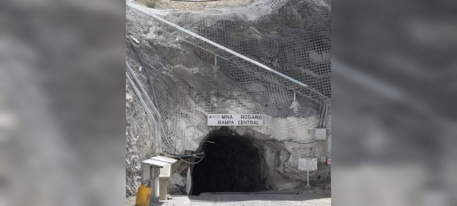 Mina donde quedaron atrapados mineros en El Rosario