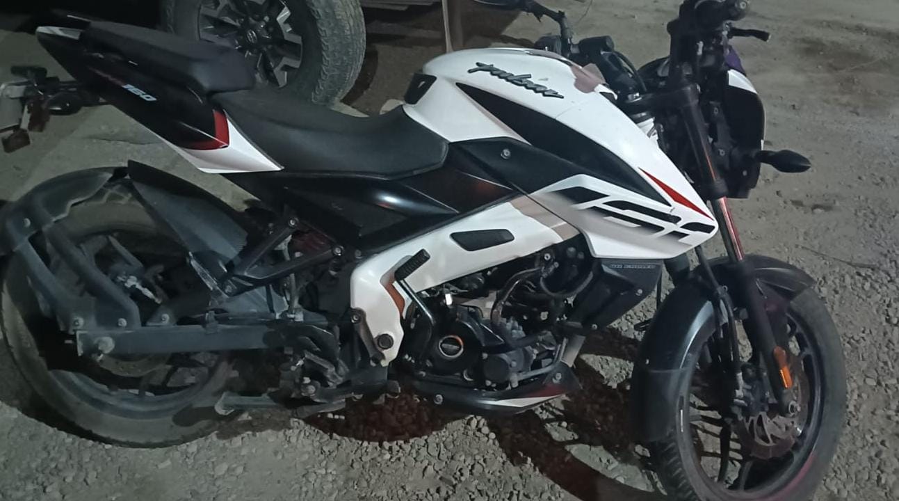 Moto asegurada en Mazatlán, Sinaloa