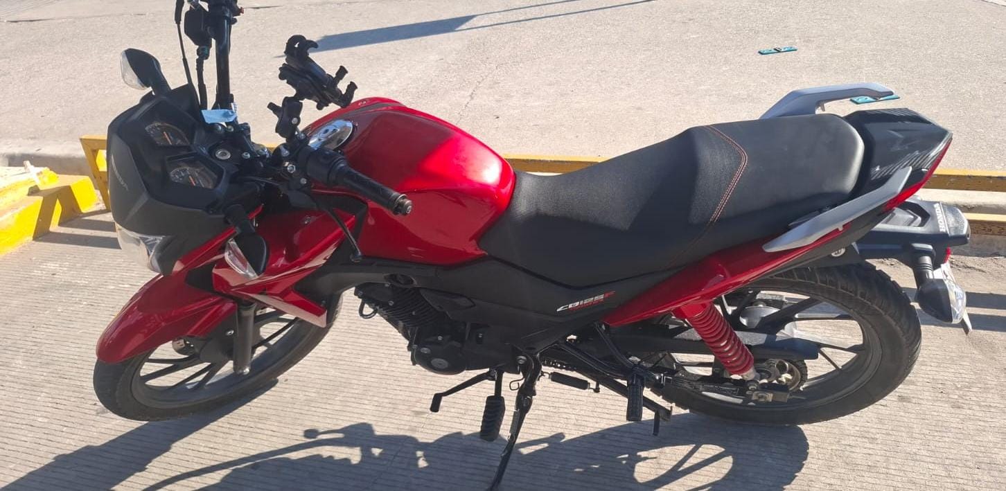 Moto asegurada en Mazatlán, Sinaloa