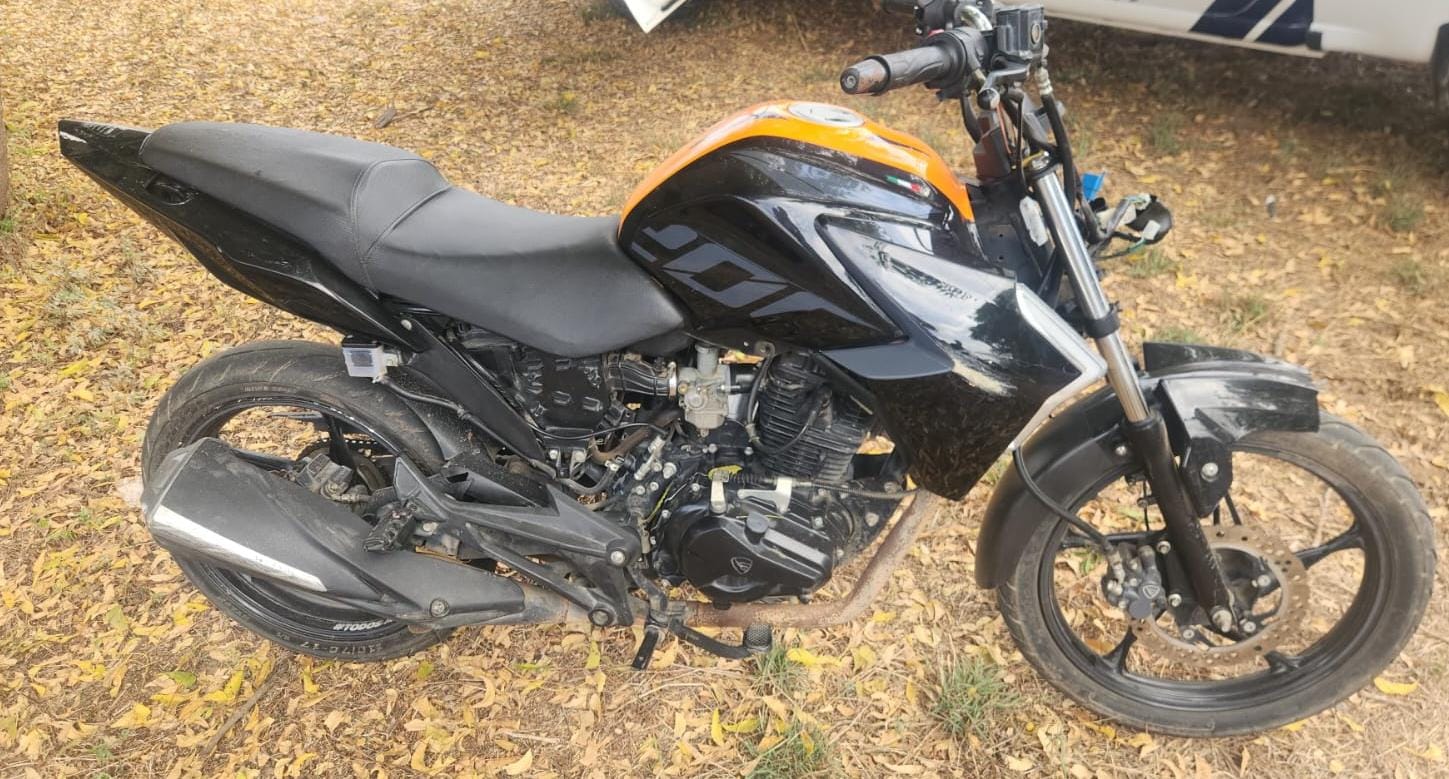 Moto asegurada en Mazatlán, Sinaloa