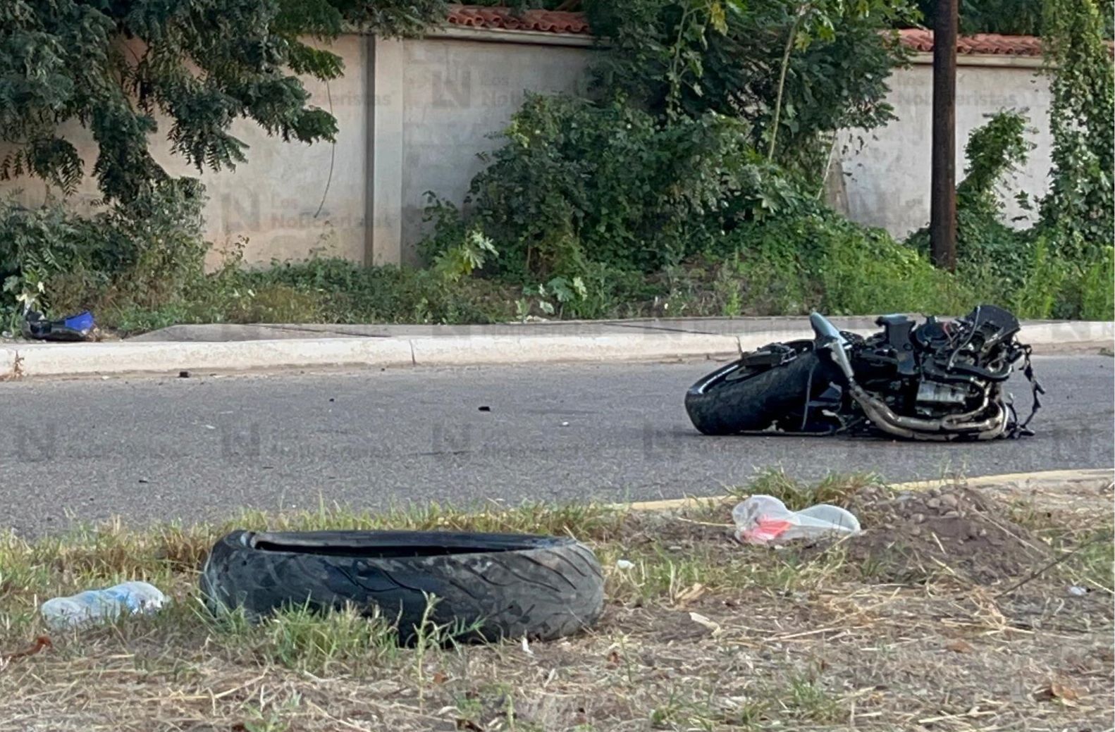 Motociclista fallece en accidente en Navolato, Sinaloa