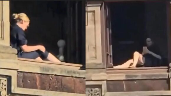 ¡Se ‘autodesmienten’! Infodemia rectifica su versión de uso de IA en el video viral de una mujer en Palacio Nacional