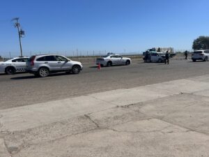 Mujer lesionada tras choque en El Burrión