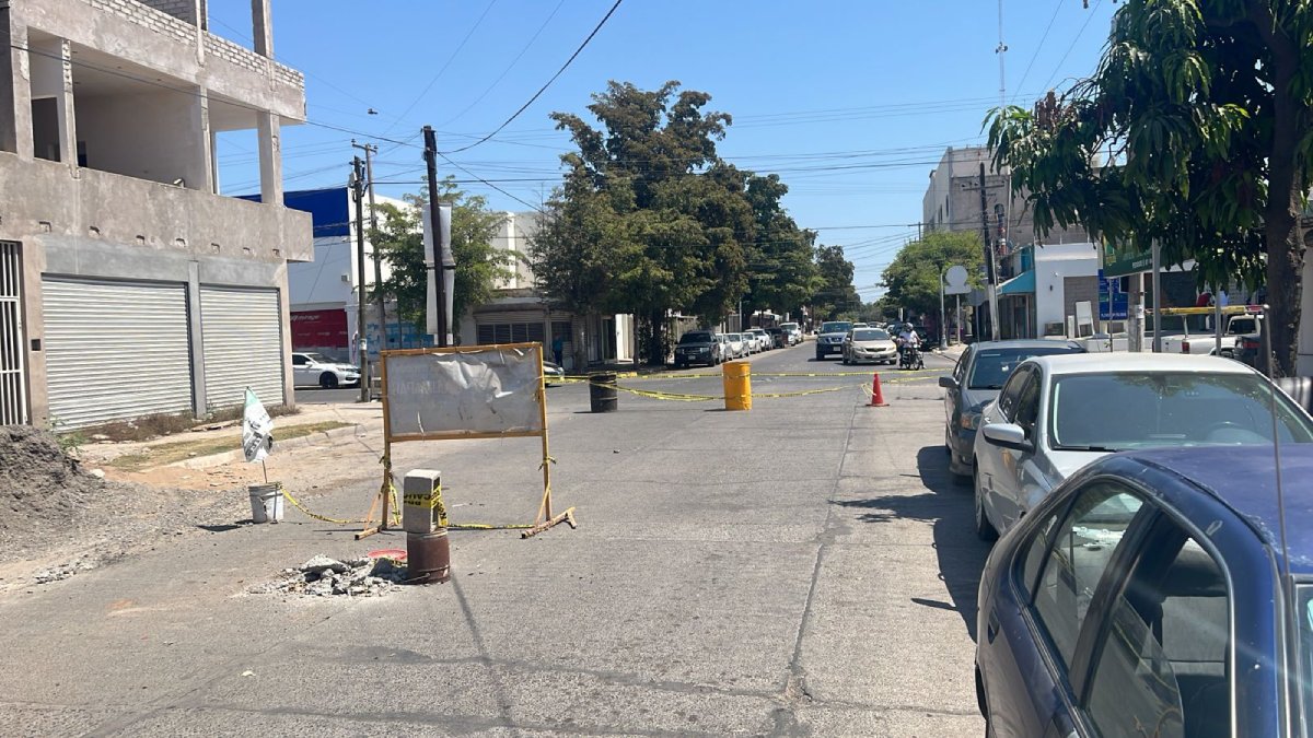 nuevo hundimiento de calle en guasave sinaloa
