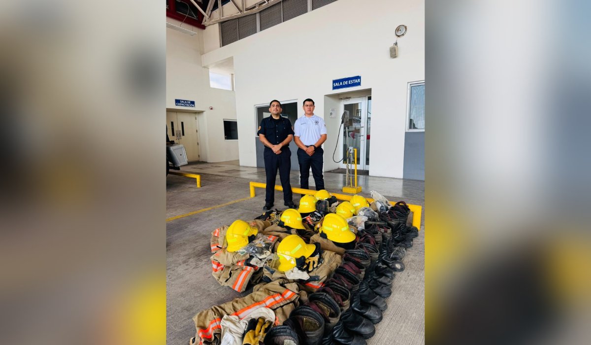OMA dona equipo a Bomberos Veteranos de Mazatlán y Villa Unión