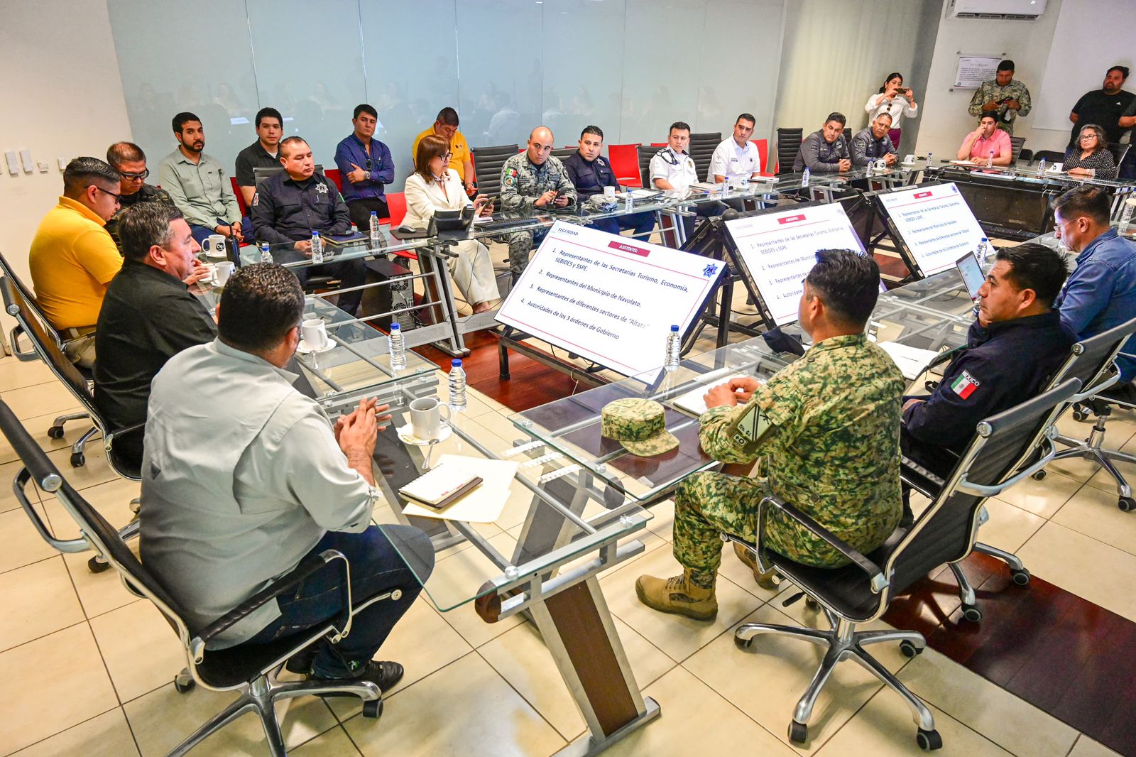 Operativo de seguridad para eventos en Navolato, Sinaloa