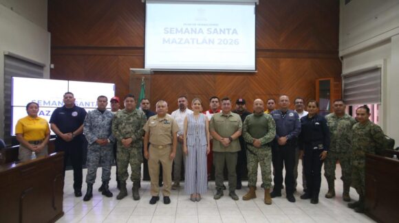 Afinan autoridades Operativo de Seguridad para Semana Santa 2026 en Mazatlán, Sinaloa