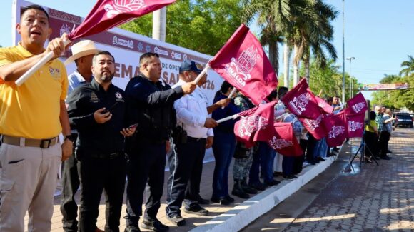 Inician operativo de seguridad de Semana Santa 2026 en el municipio de Sinaloa