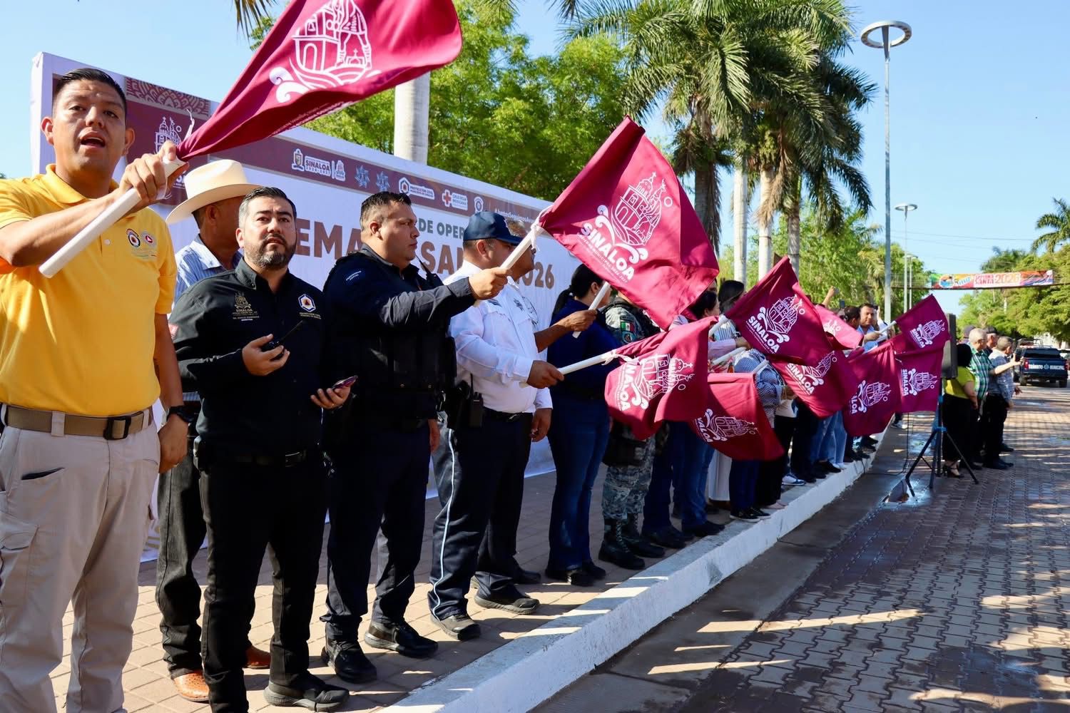 Operativo de seguridad de SS 2026 en el municipio de Sinaloa