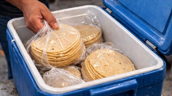 ¿Se multará a vendedores de tortillas conservadas en hieleras? Profeco lo aclara