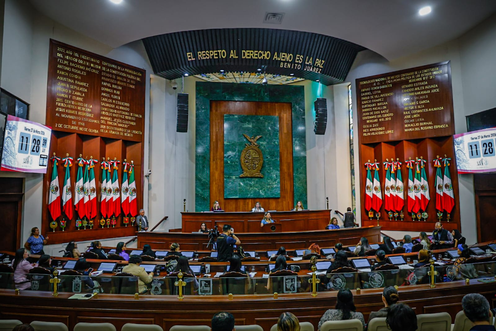Parlamento de Mujeres realizado en el Congreso del Estado de Sinaloa