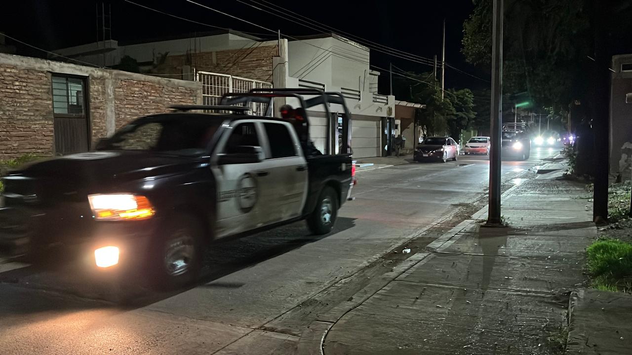 Patrulla de la SSPC durante operativo de vigilancia en Guasave, Sinaloa