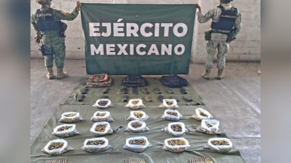 Hallazgo militar en Escuinapa, Sinaloa; Ejército asegura casi 5 mil cartuchos y cargadores durante operativo