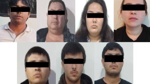 Capturan a dos mujeres y cinco hombres en Culiacán; les aseguran armas, fentanilo, dinero y tres inmuebles