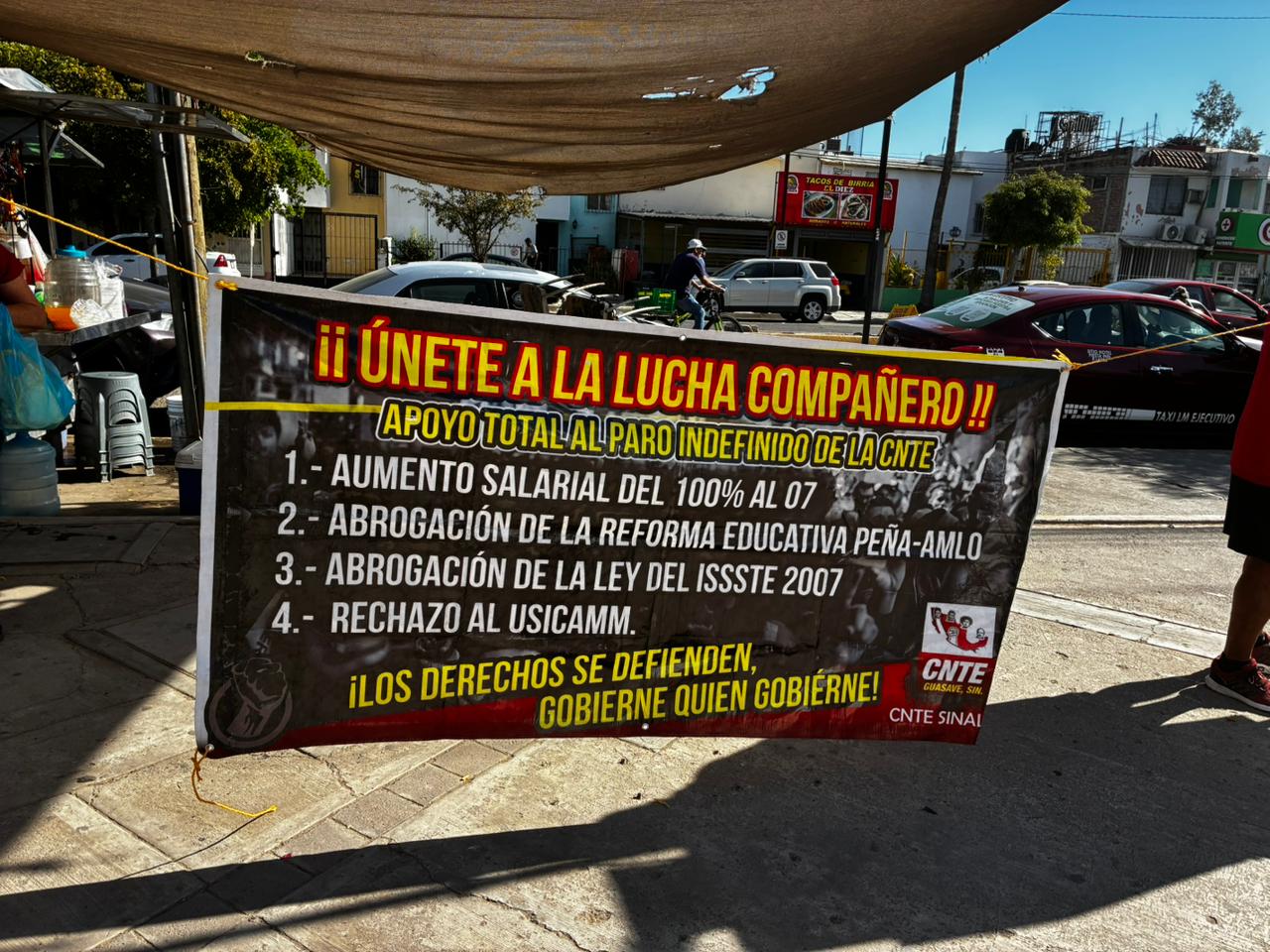 pliego petitorio de la manifestacion de la cnte en el issste de los mochis