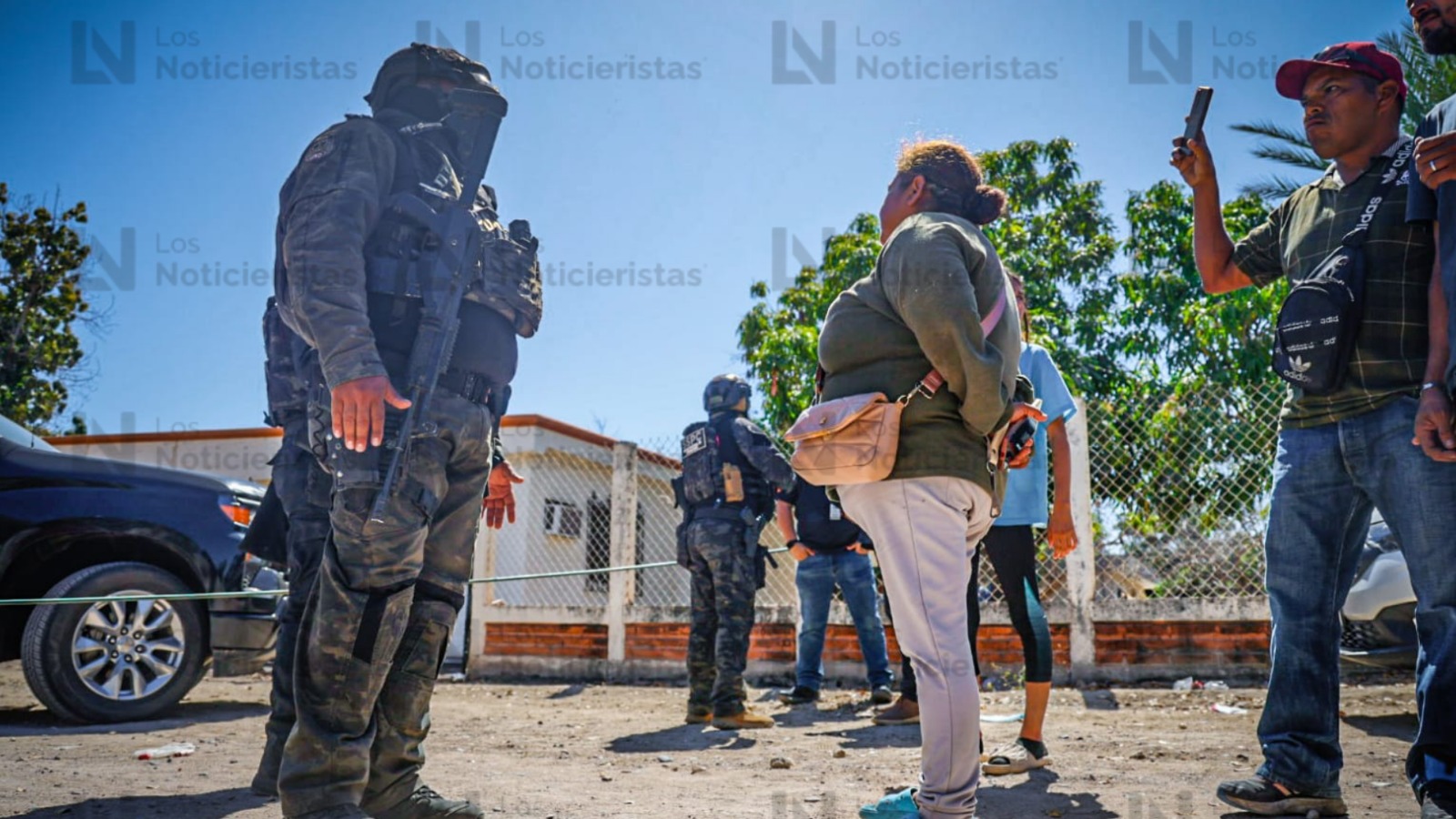 Desde el poblado Valle Escondido, en la sindicatura de Quilá, Culiacán donde se registró un enfrentamiento contra fuerzas federales y fueron abatidos 11 presuntos delincuentes